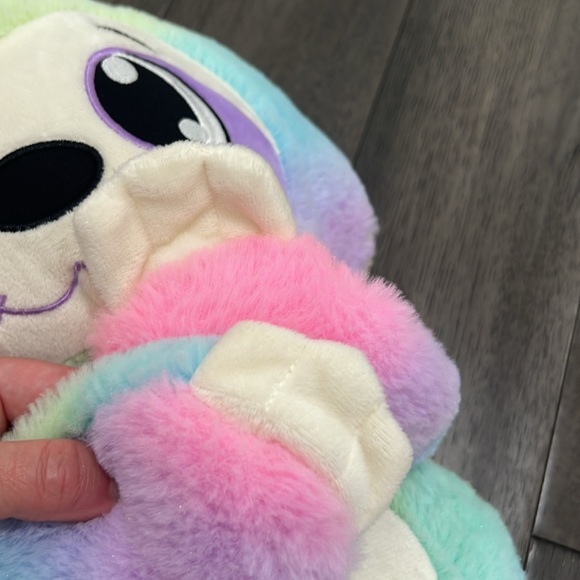 Unicorn bright color sloth soft stuffed animal stuffy - Picture 5 of 8